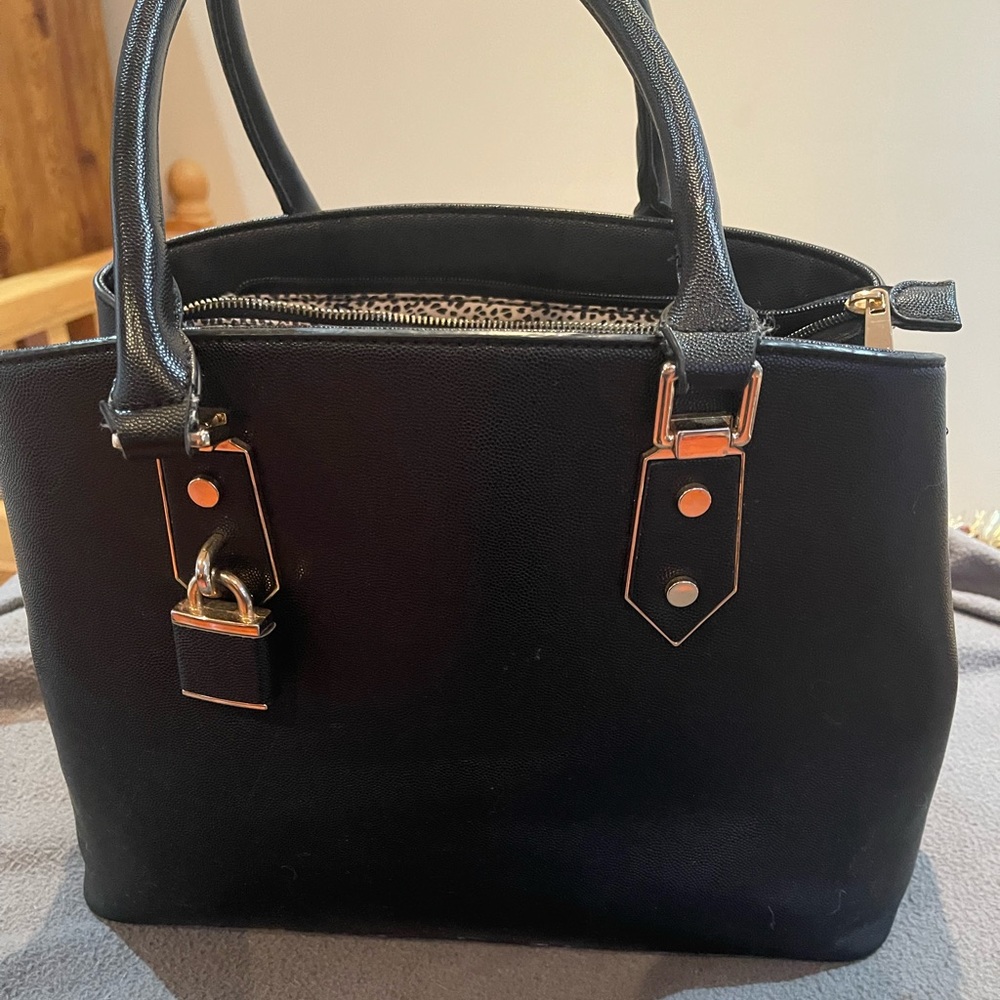 Black handbag